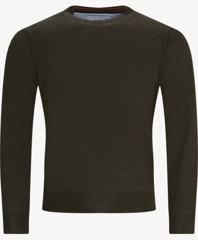 Lipan Merino knitted sweater Regular fit | Lipan Merino knitted sweater | Army